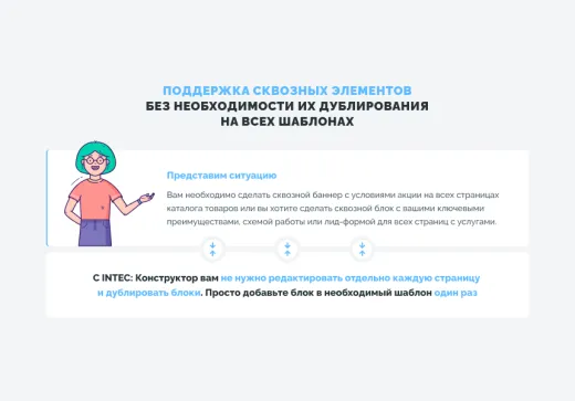 INTEC Конструктор дизайна и структуры сайта