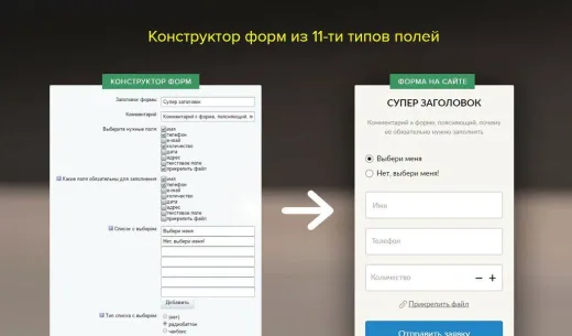 ХАМЕЛЕОН — 999 в 1. Безлимитный конструктор лендингов с корзиной и функциями для «автоворонок»